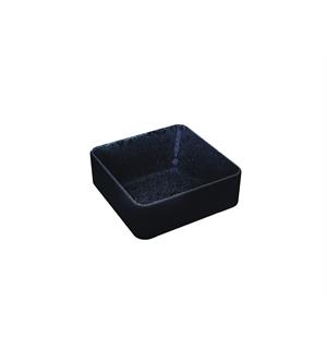 NARA skål kvadratisk høy Sort Steingods - L:90mm B:90mm H:43mm 0,19ltr 